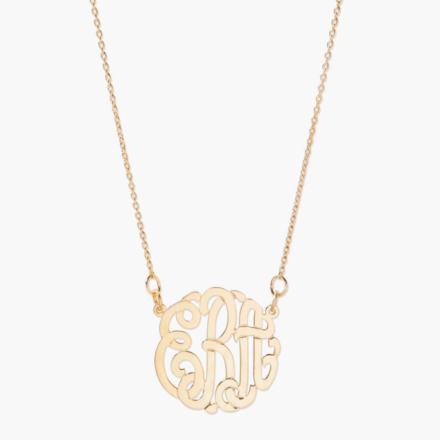 18k Solid Gold Necklace, Personalized Jewelry