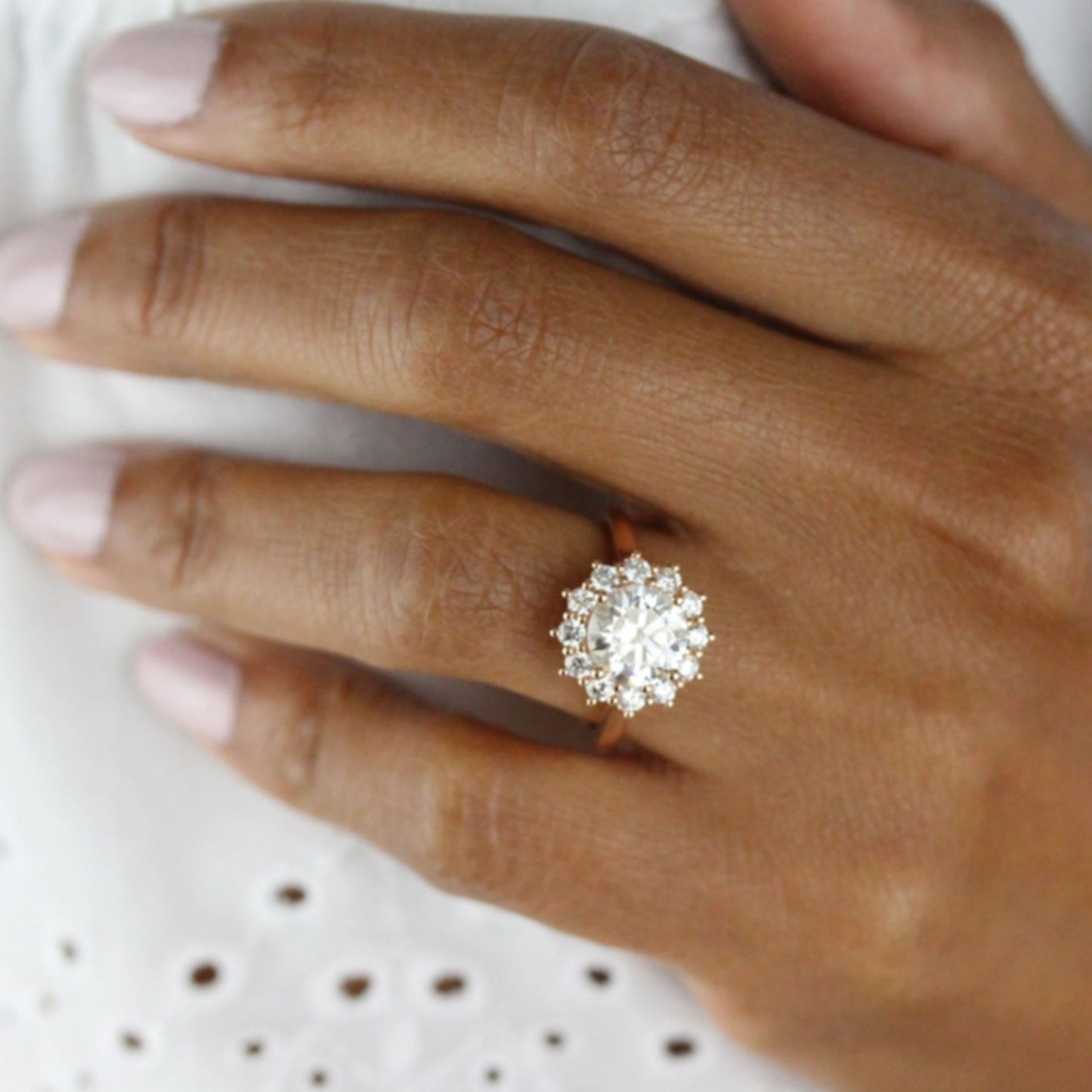 18k Solid Gold Ring, Gift for Her