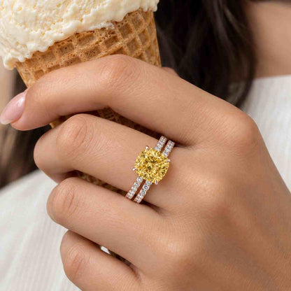 1920's Raw Salt and Pepper Diamond, Pear Diamond Ring, Unique Engagement Bridal Set, Black, Gray Pear, 14k Yellow, Rose, or White Gold 