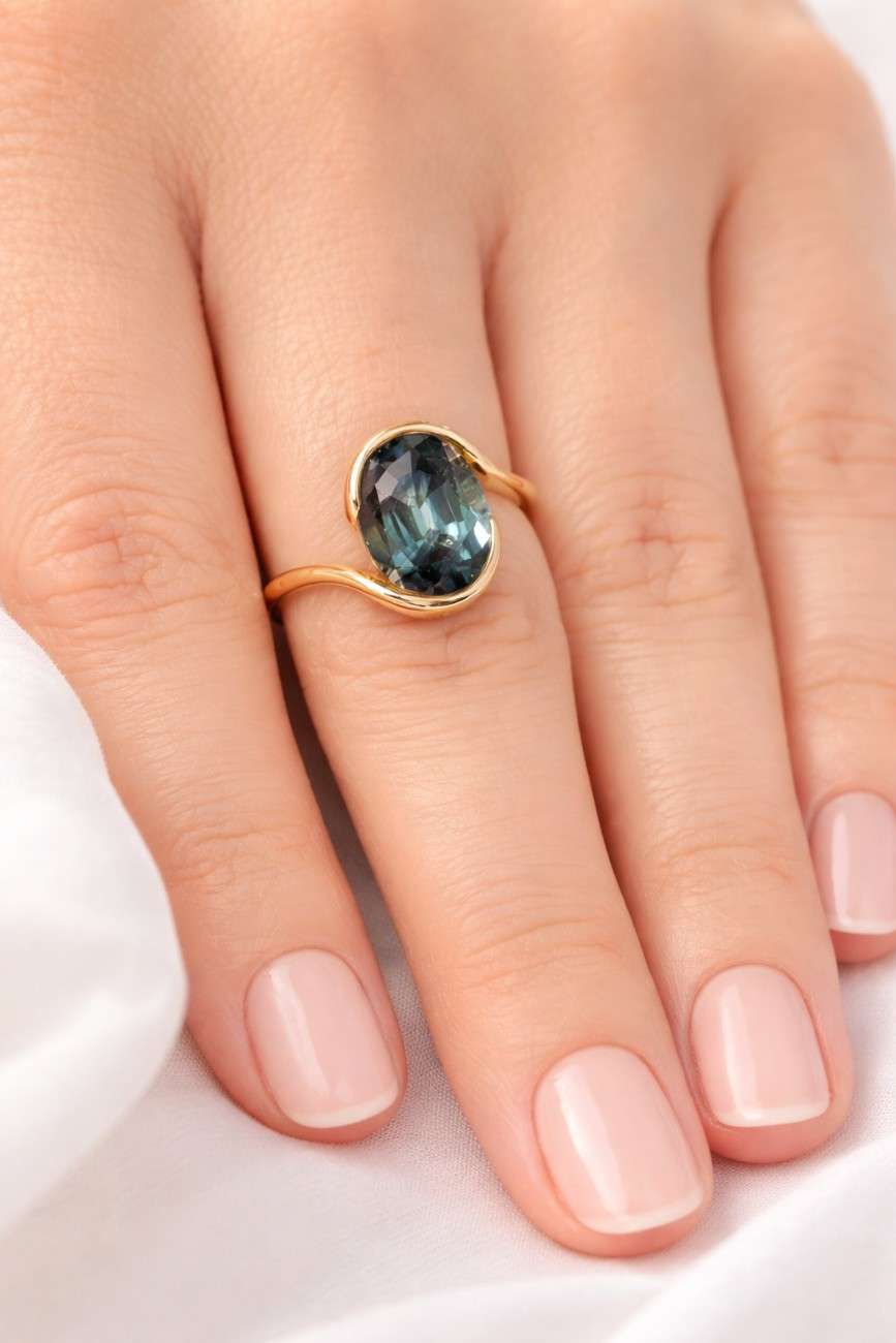 1CT Oval cut Lab Grown Diamond engagement ring Unique Solitaire ring Rose gold ring vintage Bridal ring promise ring Anniversary gift
