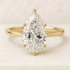 Pear Cut Solitaire Labgrown Diamond Engagement Ring
