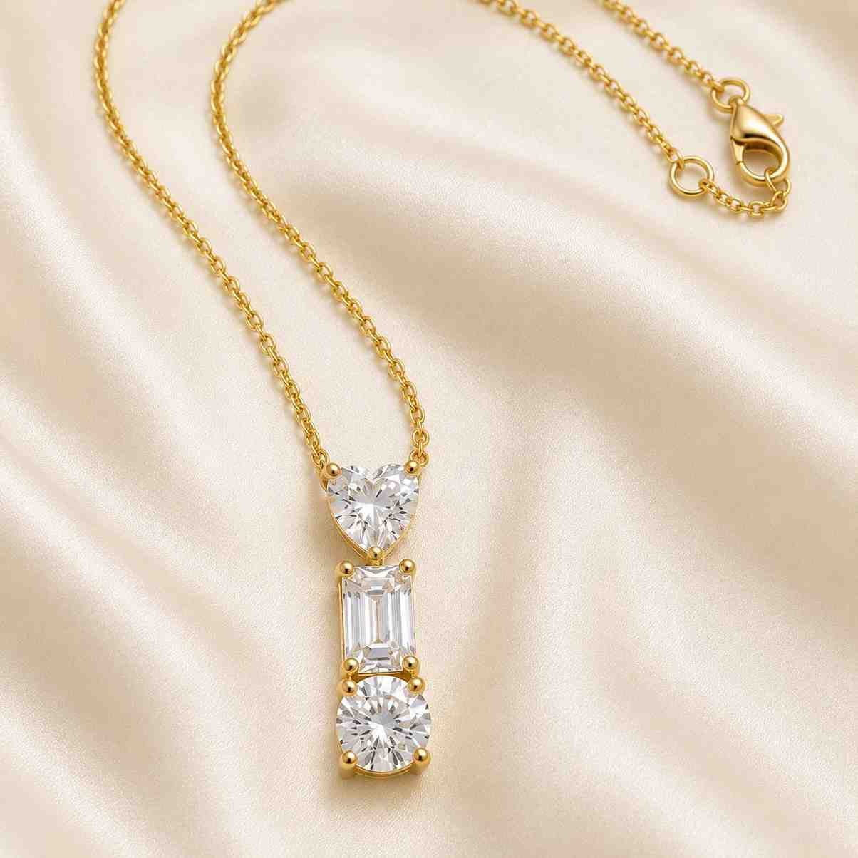  1Carat Lab Grown Diamond Pendant Necklace