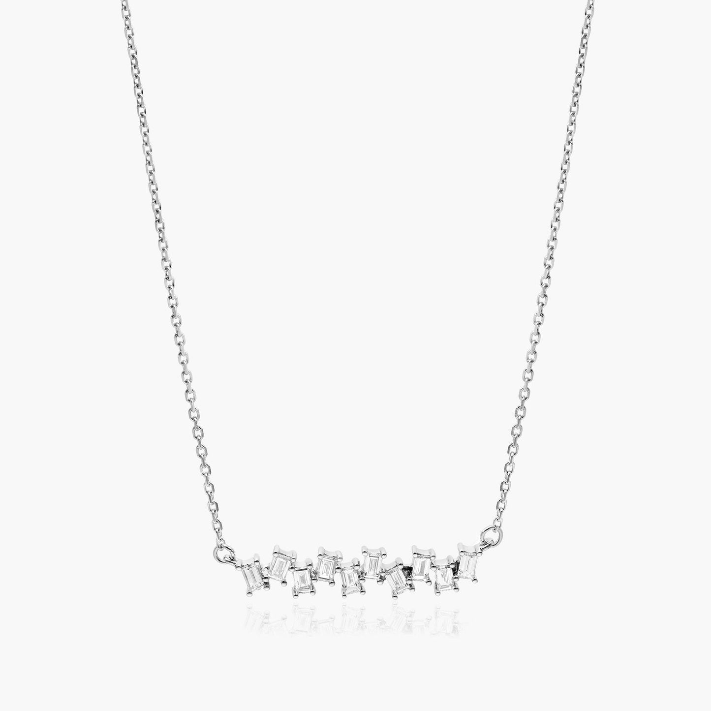 Diamond Cluster Necklace