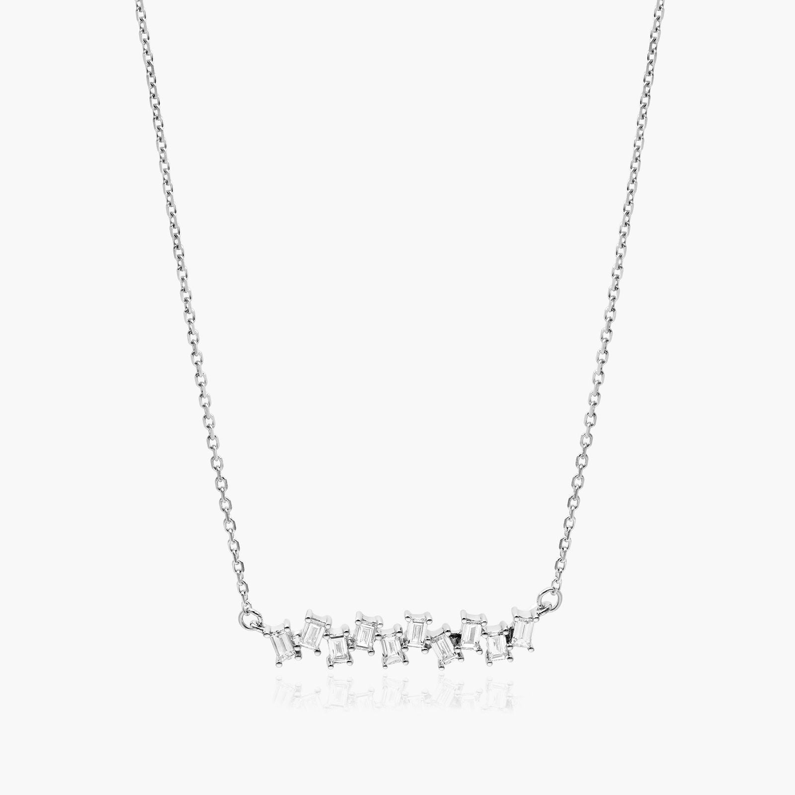 Diamond Cluster Necklace