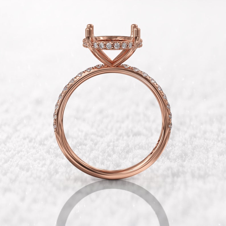 4 Prong Oval Cut Lab Grown Diamond Ring