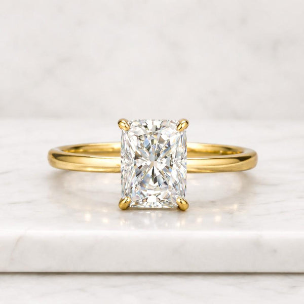 1 to 4 ct Lab Grown Diamond Ring, Promise Ring for Her, Anniversary Gift