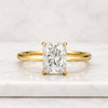 Radiant Cut Diamond Ring Solitaire Engagement Ring