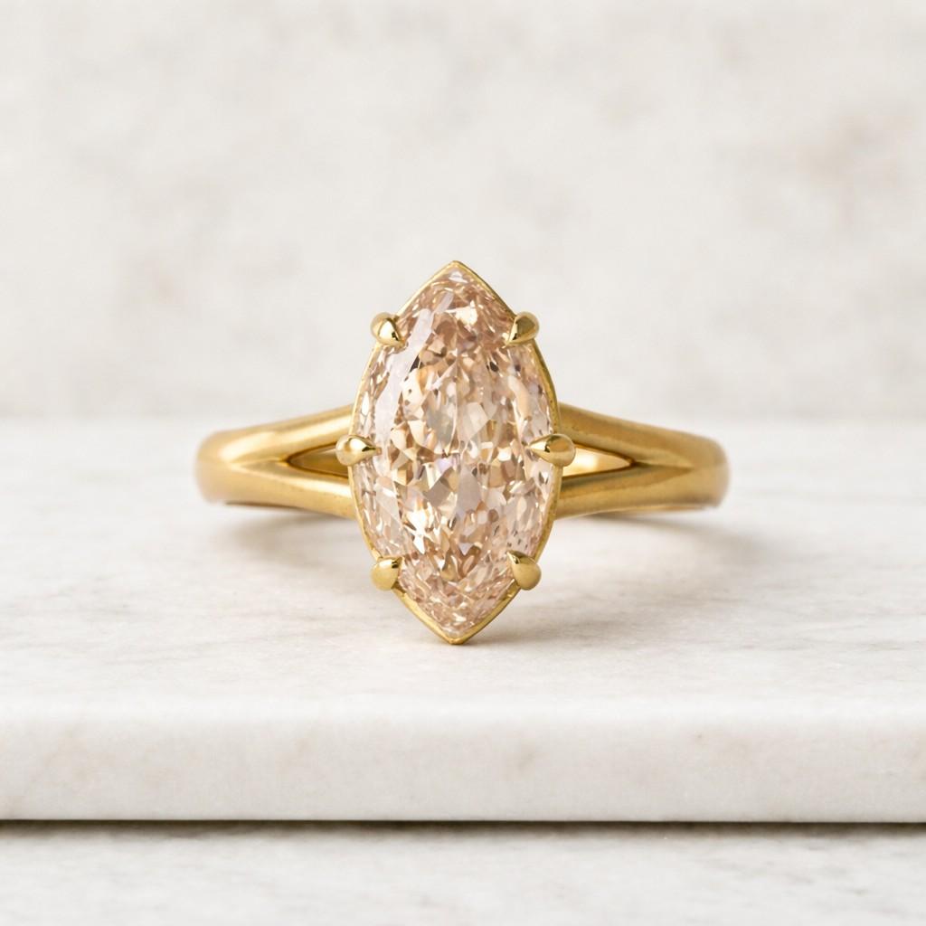 marquise ring solitaire ring gold ring gemstone ring statement ring fine jewelry women ring promise ring bridal ring elegant ring luxury ring handcrafted ring