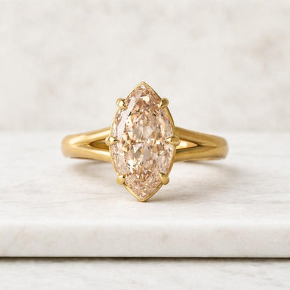 marquise ring solitaire ring gold ring gemstone ring statement ring fine jewelry women ring promise ring bridal ring elegant ring luxury ring handcrafted ring