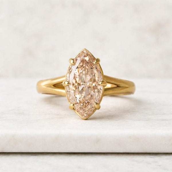 marquise ring solitaire ring gold ring gemstone ring statement ring fine jewelry women ring promise ring bridal ring elegant ring luxury ring handcrafted ring