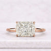 14k Gold East-West Setting Radinat Cut Diamond Solitaire Ring