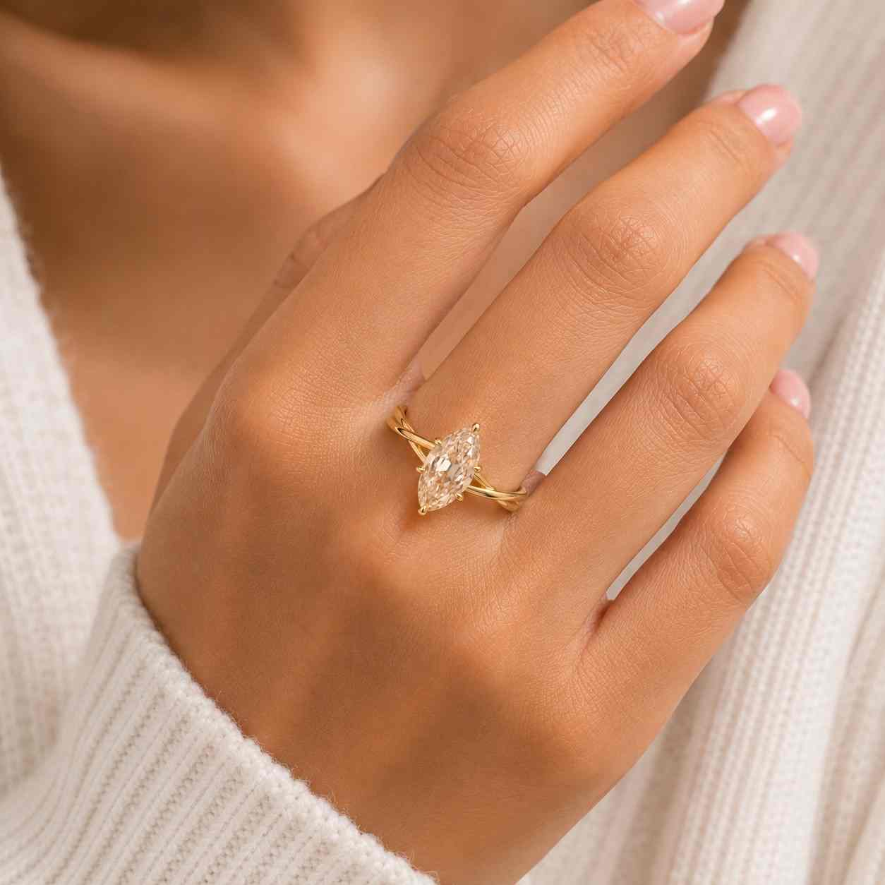2.00 Carat IGI Certified E-F Color VVS-VS Clarity Oval Cut Lab Grown Diamond Bezel Set Solitaire Engagement Ring 14k Yellow Gold
