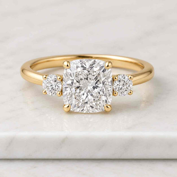 2.30 CTW Three Stone Oval Cut Diamond Engagement Ring