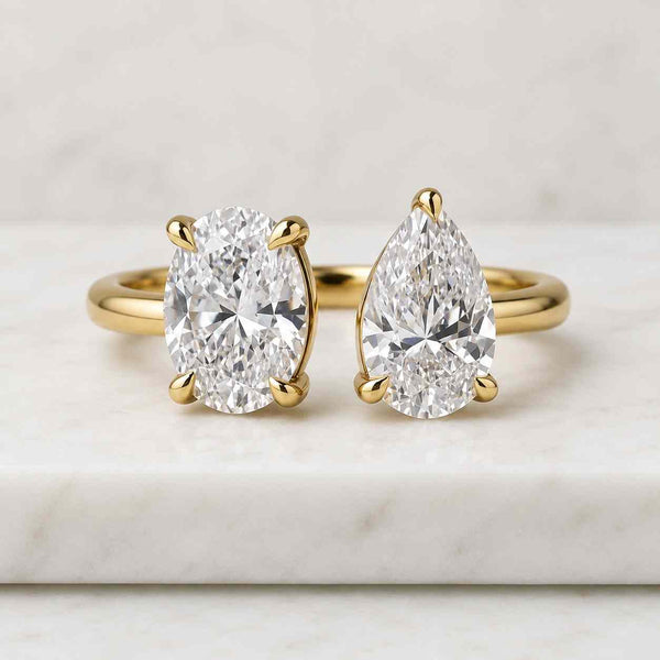 2.80Tcw Toi et Moi Lab Grown Diamond Ring,