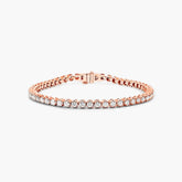 2.50 mm Round Cut Diamond Tennis Bracelets