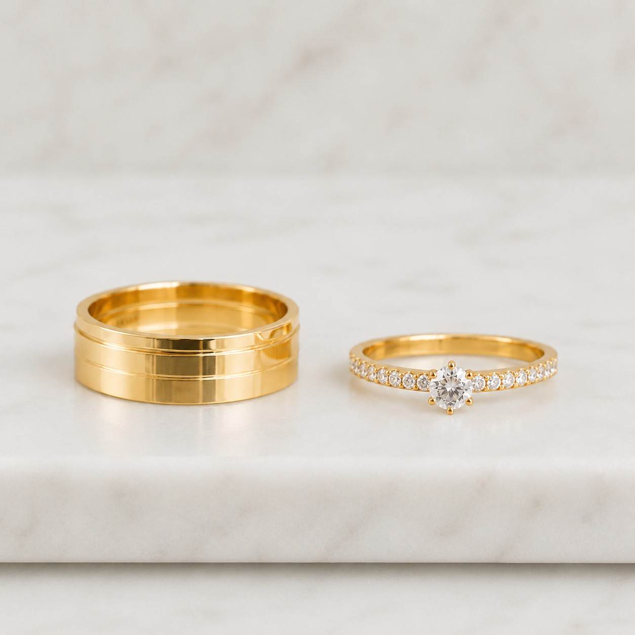 2.93 carat hidden halo oval engagement ring set with igi certified lab diamond or moissanite in 10k or 14k solid gold
