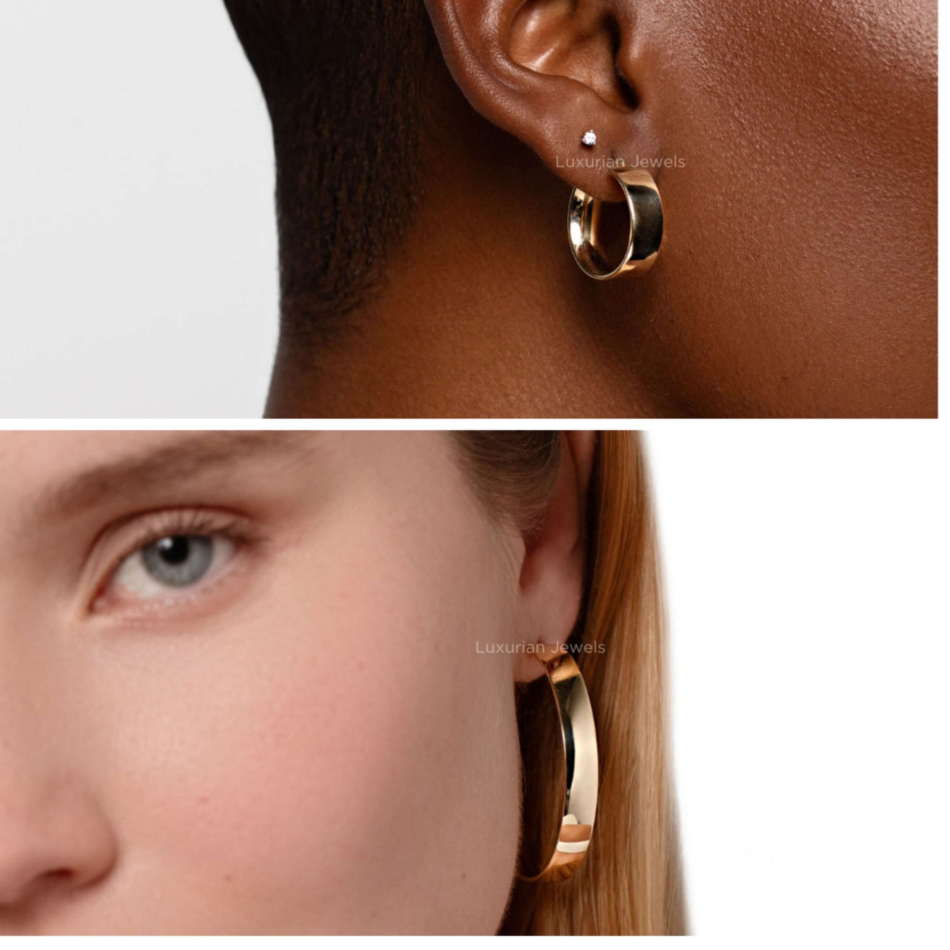 25MM Round Shape Hoop Earring