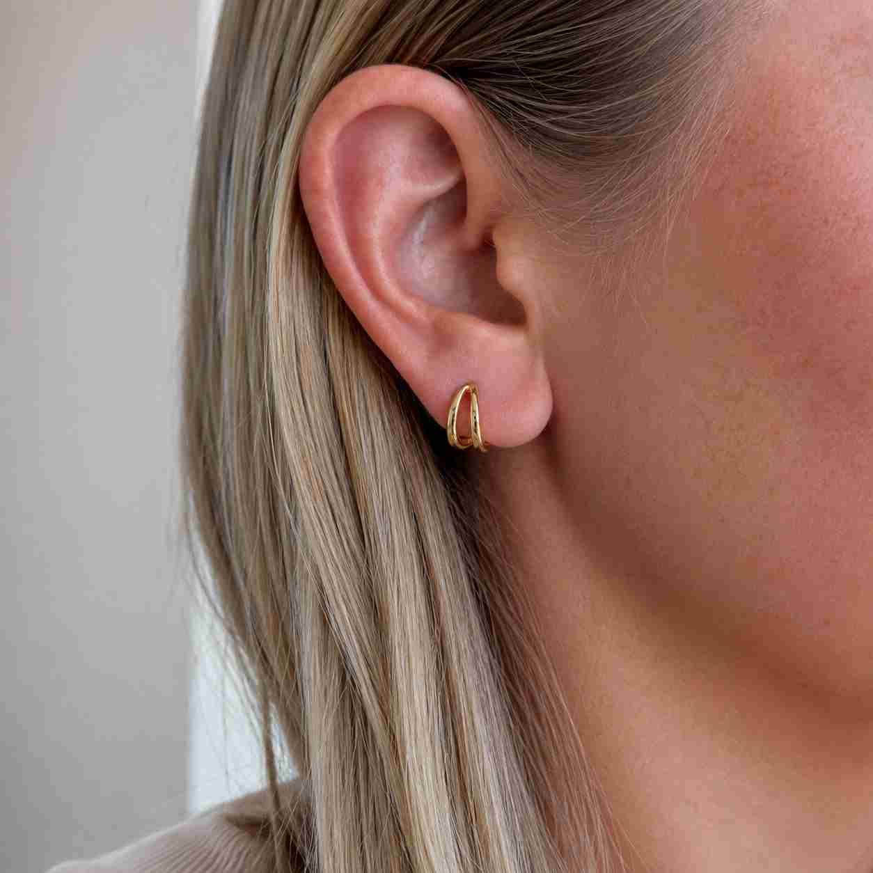 2ctw spiral lab diamond rotating hoop earrings, solitaire diamond earrings