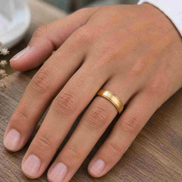 2–5mm Dome Gold Wedding Band for Women – 9K 14K 18K Yellow Rose White Gold – Polished Handmade Ring
