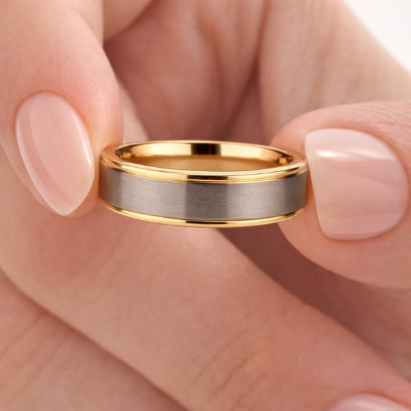 2–5mm Dome Gold Wedding Band for Women – 9K 14K 18K Yellow Rose White Gold – Polished Handmade Ring

