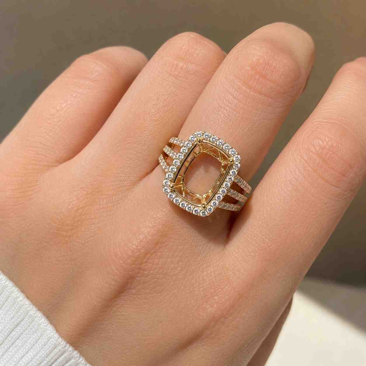 2 ctw elongated cushion lab grown diamond engagement ring, d vvs2 igi certified diamond solitaire ring, promise ring, proposal ring