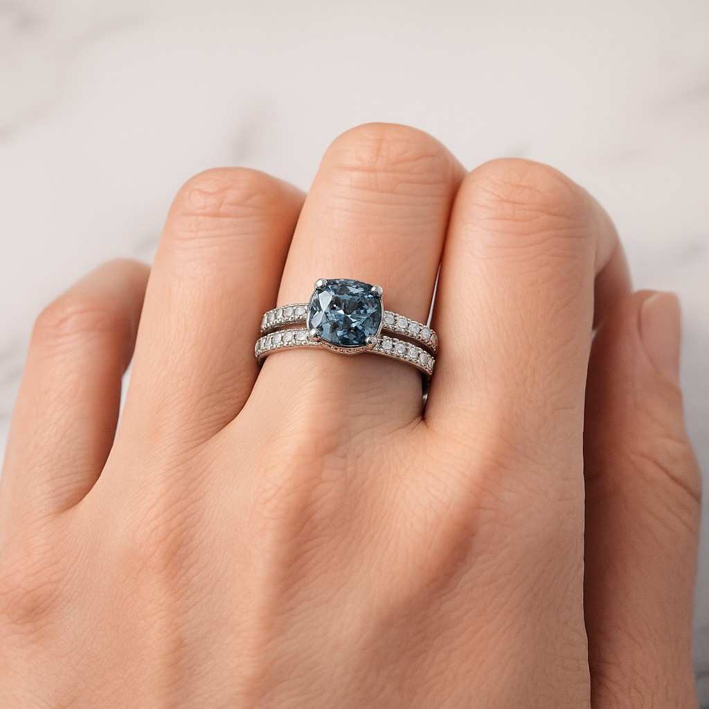 2 CT Marquise Moissanite Diamond engagement ring set Unique Rose gold ring Diamond ring leaf band Bridal Set Promise Ring Anniversary Ring