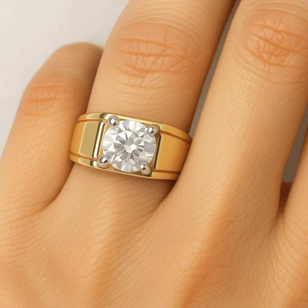 2 CT Pear Cut Moissanite Engagement Ring, 14k Solid Gold Wedding Ring, Solitaire Tear Drop Bridal Ring, Proposal Ring, Pear Moissanite Ring
