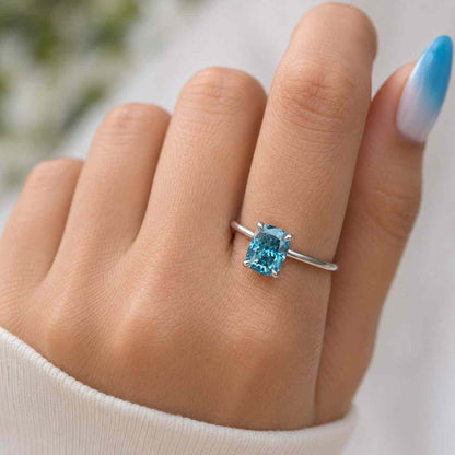 2 Carat Emerald Cut Lab Grown Diamond Solitaire Engagement Ring Split Shank 14k Yellow Gold IGI Certified Emerald Diamond Luxury Ring
