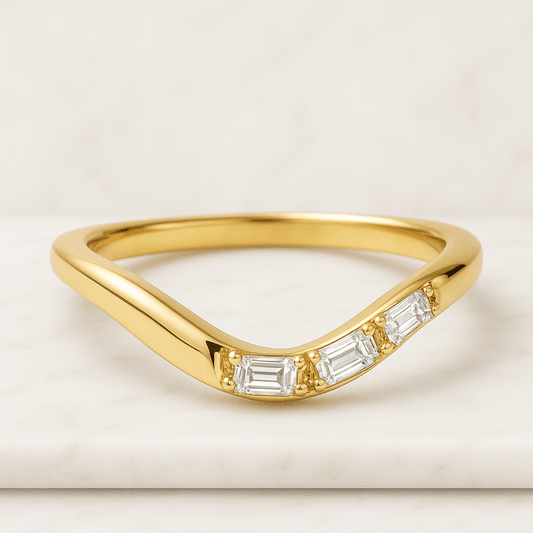 2 Carat Oval Moissanite Diamond Ring, Oval Engagement Ring With Pear Side Stone