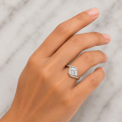 2 Ct Marquise Cut Lab Grown Diamond Engagement Ring D VVS2 IGI Certified Classic Solitaire Diamond Ring
