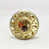 Handmade Silver Ring With Real Flowers