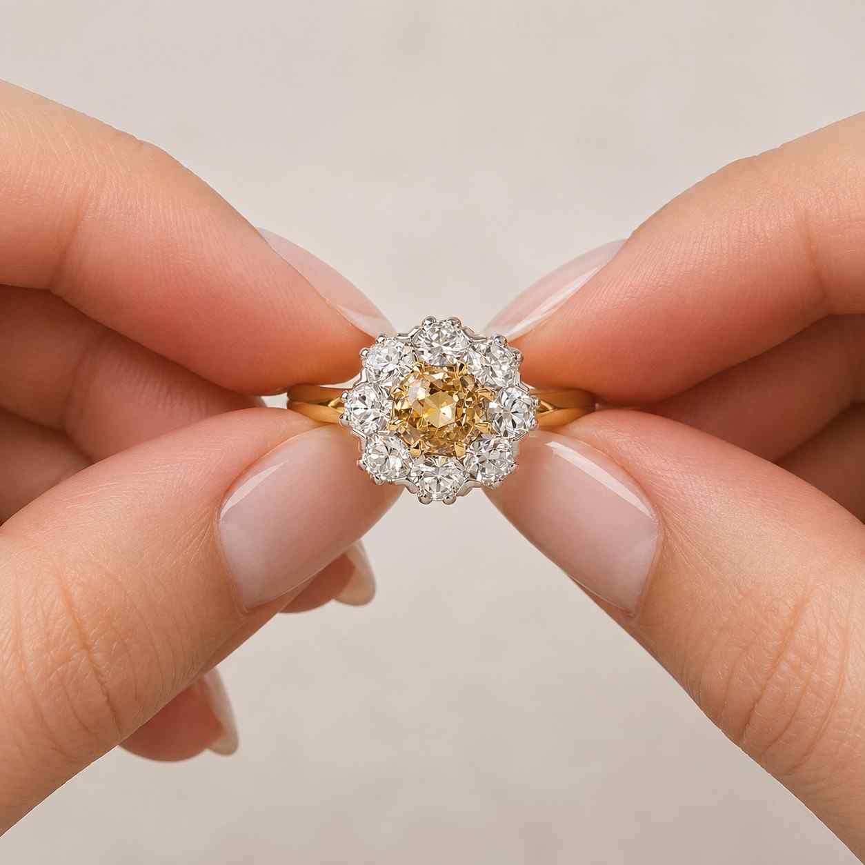 3.50Ct Pear & Emerald Lab-Grown Diamond or Moissanite Toi et Moi Engagement Ring 14k-Solid-Gold Ring
