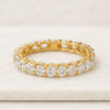 3.00 MM Round Lab Grown Diamond Eternity Wedding Band For Her