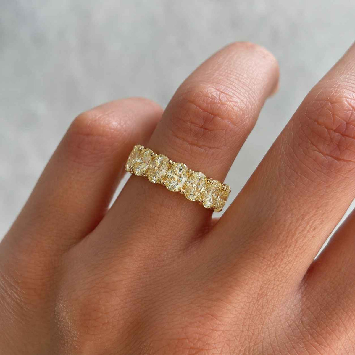3.50 carat champagne yellow oval cut moissanite engagement ring classic hidden halo anniversary gift for her fancy bridal ring, oval ring
