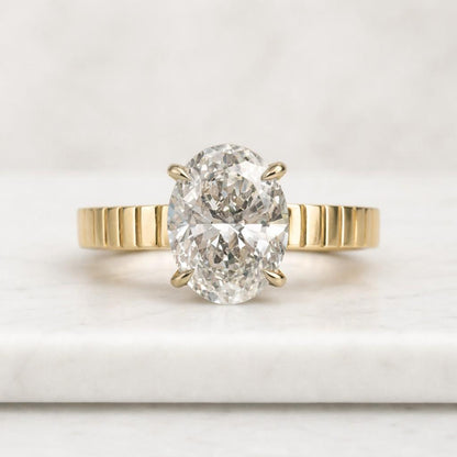 3.5MM Cigar Band Two Tone Ring