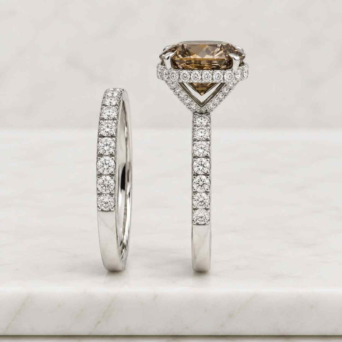 3 ct elongated cushion cut lab grown diamond solitaire accent engagement ring, solid 14k/18k gold man made diamond wedding ring, bridal ring
