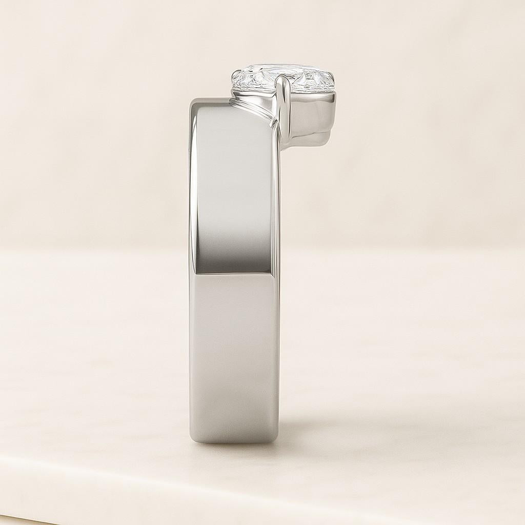 3 CT Lab Grown Diamond Oval Diamond Women Wedding Ring Set