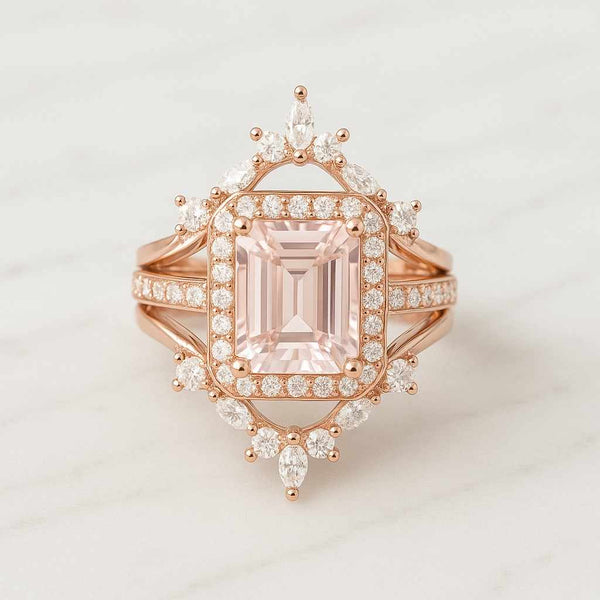 3 Carat Emerald Cut Ring Lab Grown Diamond Solitaire Ring  14k 18k Gold Claw Prong Basket Minimal Engagement gift  Thin Dainty Rings