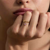 Fancy Pink Heart Cut Lab Grown Diamond Dangle Ring
