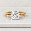 Princess Cut Lab-Grown Diamond Bridal Ring Set