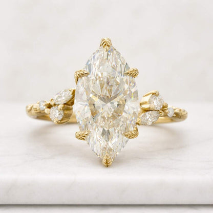 3 Ct Marquise Cut Engagement Ring