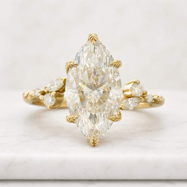 3 Ct Marquise Cut Engagement Ring