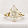 Marquise Diamond Engagement Ring Lab Grown Diamond Anniversary Ring