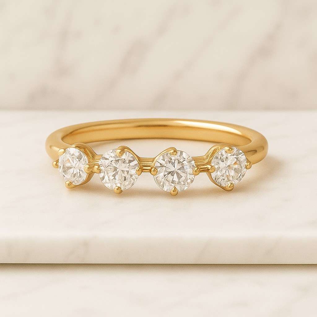 3 mm round diamond eternity band lab created diamond wedding band
