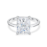 4-Prong Radiant Cut Engagement Ring in 14k Solid Gold