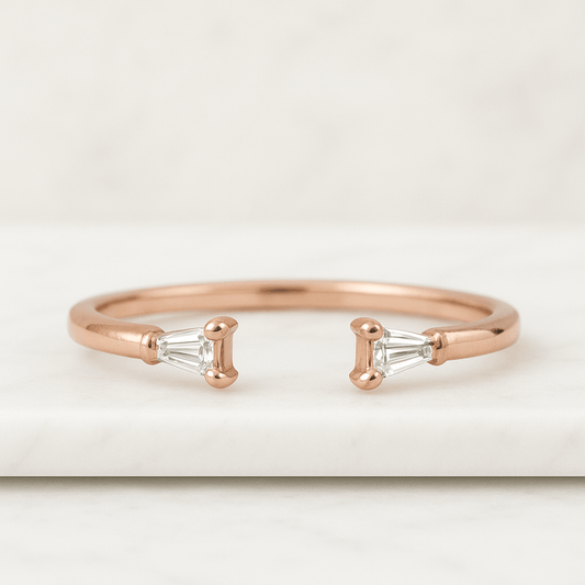 4.00Ct Emerald Cut Lab Grown Diamond Ring, Bezel Set Lab Diamond Solitaire Ring