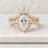 2.10 CT Multi Lab-Grown Diamond Ring and Wedding Band