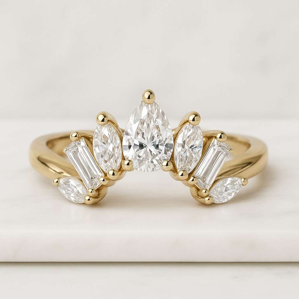 4 Claw Prong Set Ring Genuine Lab Grown Diamond Proposal Ring Solitaire Diamond Engagement Ring Cushion Cut Lab Grown Diamond Wedding Ring