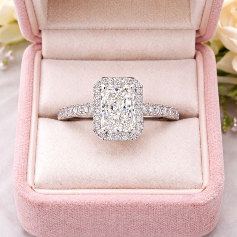 4k white gold wedding gift for her