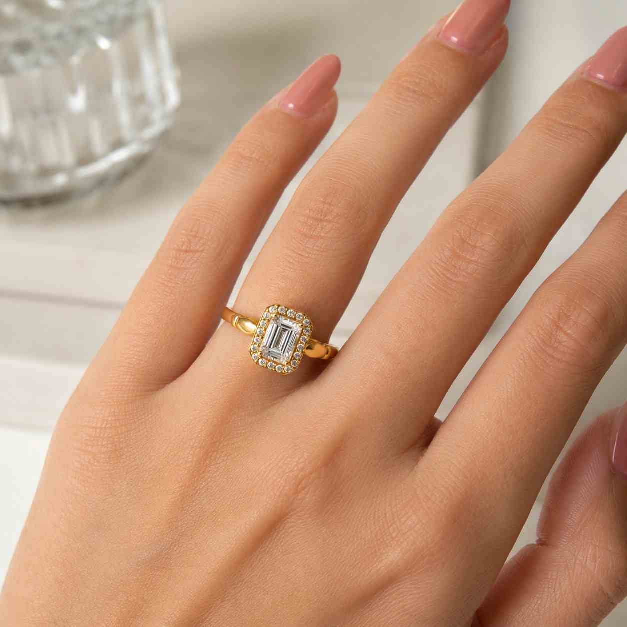 5 ctw cushion cut lab grown diamond halo engagement ring with pave split band d vvs2 igi certified diamond proposal ring